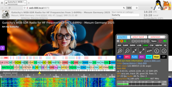 Web SDR Mesum by Gutschy 2025